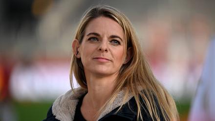 Nia Künzer machte Deutschland 2003 mit ihrem Golden Goal zum Weltmeister. Seit ihrem Karriereende ist sie Fernsehexpertin im Frauenfußball.