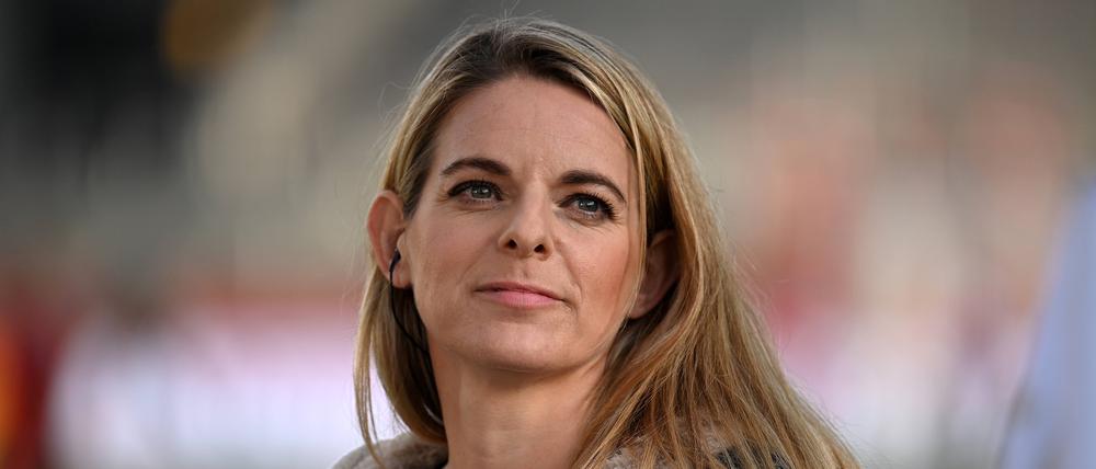 Nia Künzer machte Deutschland 2003 mit ihrem Golden Goal zum Weltmeister. Seit ihrem Karriereende ist sie Fernsehexpertin im Frauenfußball.