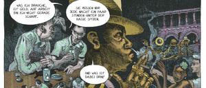 Eine Seite aus „Kaputt in der City“.