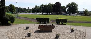 Der Sportplatz des ESV Lokomotive Potsdam.