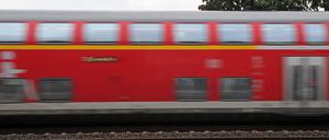 Ein Regionalzug der Deutschen Bahn (Symbolbild).