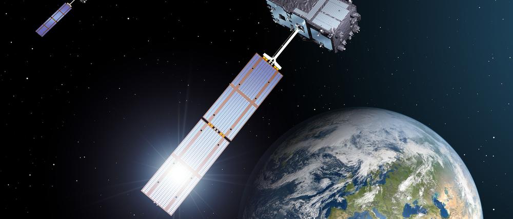 Im All müssen Solarzellen viel Leistung bei wenig Gewicht bringen und der harten Strahlung widerstehen. Erfahrungen gibt es bereits mit Satelliten.