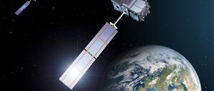 Im All müssen Solarzellen viel Leistung bei wenig Gewicht bringen und der harten Strahlung widerstehen. Erfahrungen gibt es bereits mit Satelliten.