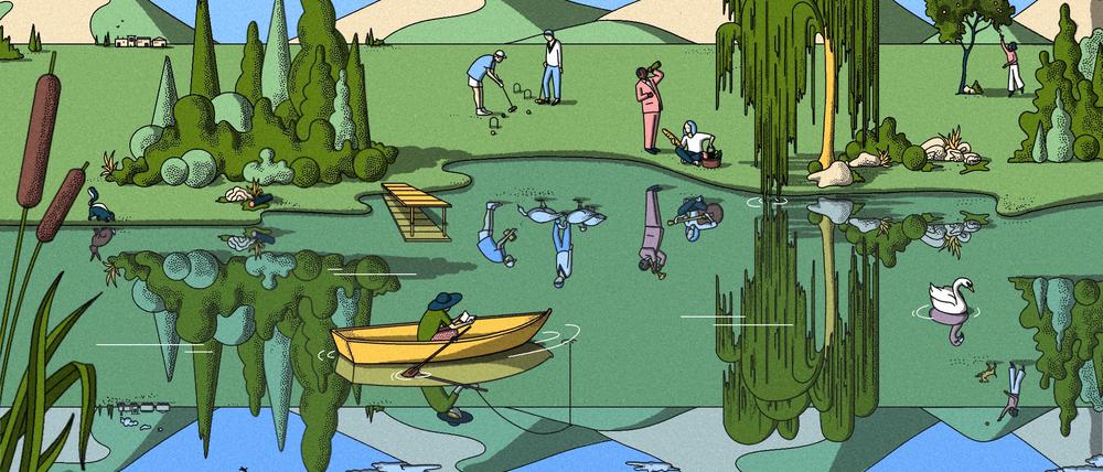 Osterrätsel 2023 Illustration von Katharina Metschl