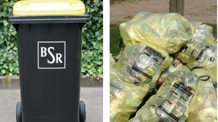 Gelbe Tonne, gelber Sack.