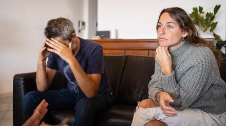 Ein Paar in der Krise.