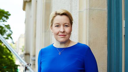 Franziska Giffey in der Martin-Luther-Str. 105, 10825 Berlin am 17.05.23. Portraits und Interview mit Kevin Hoffmann und Julius Betschka.