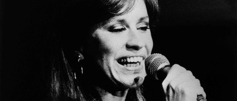 Astrud Gilberto 1982 bei einem Konzert in Den Haag. 