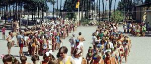 DDR-Sommer, Kinderferienlager der IG Wismut in Binz auf Rügen.