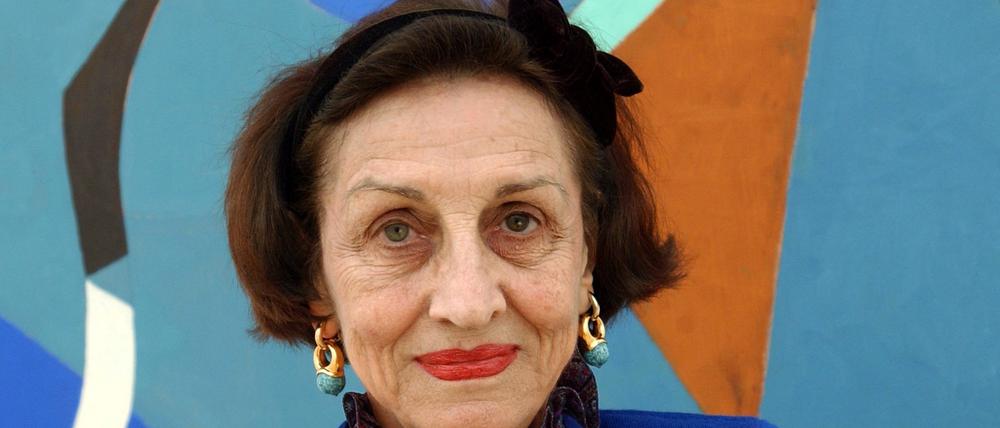 Die Malerin und Schriftstellerin Francoise Gilot.