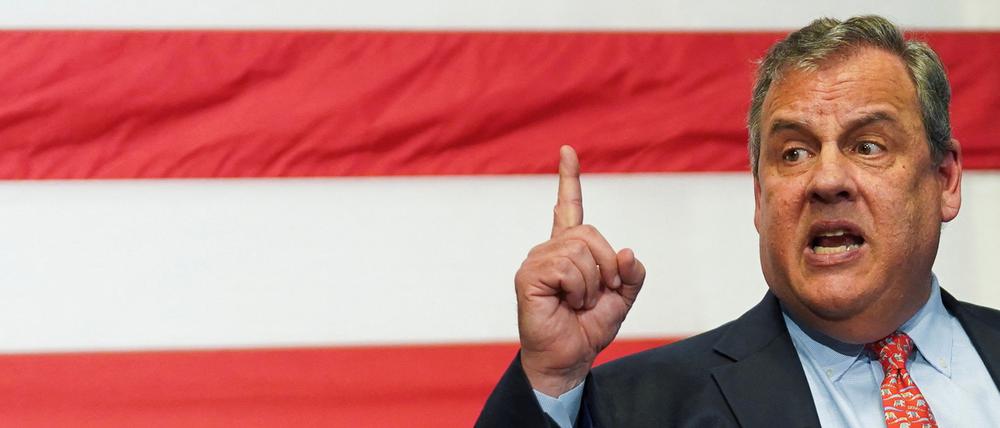 Der ehemalige Gouverneur von New Jersey, Chris Christie