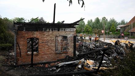 Das Feuer richtete massive Zerstörungen an.