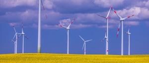 Wo besonders viele Windräder stehen – wie hier in Mecklenburg-Vorpommern – müssen die Netze ausgebaut werden. Die Kosten tragen auch die Strombezieher vor Ort. 