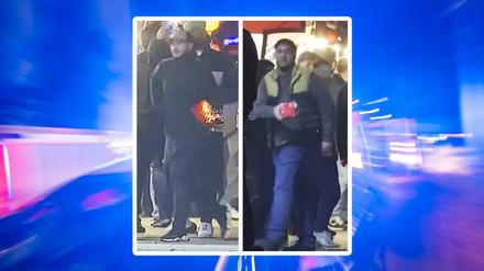 Nach diesen Männern fahndet die Berliner Polizei im Zusammenhang mit den Silvester-Krawallen.
