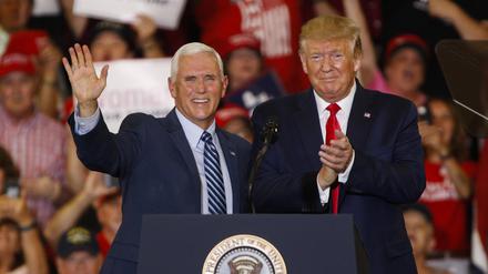 Mike Pence und Donald Trump.