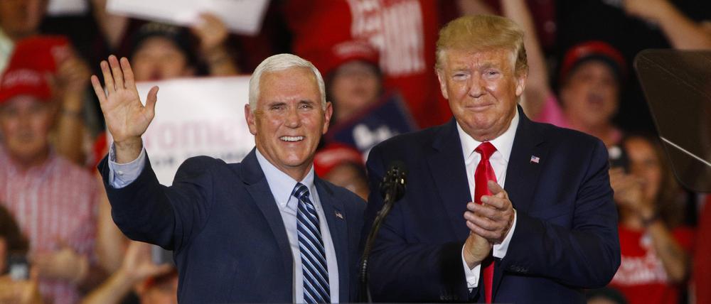 Mike Pence und Donald Trump.