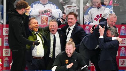 Kollektiver Ausnahmezustand herrschte im deutschen Team nach dem Einzug ins WM-Finale.