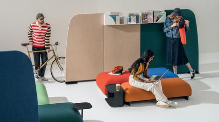 Das Sofasystem „Ralik“ von Arper besteht aus vielen Modulen (ca. ab 2000 Euro).