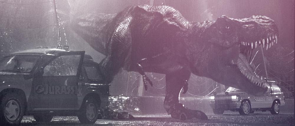 Der T-Rex in der Hauptrolle war 1993 das größte Spektakel der modernen Tricktechnik.