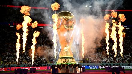 Spektakel. Die Eröffnung der WM in Katar.