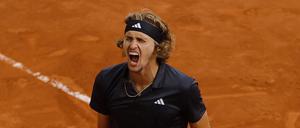 Alexander Zverev steht im Halbfinale der French Open.