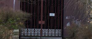 Der Bunkereingang am Brauhausberg in Potsdam