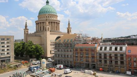 Das neue Karree am Alten Markt - das Eckgebäude wird zum „Haus der Frauen“