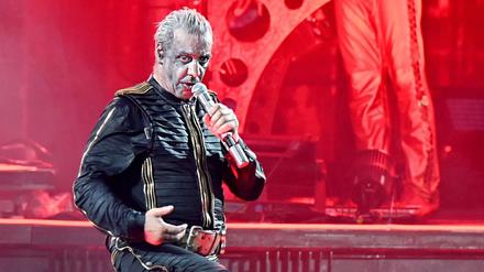 Till Lindemann, Frontsänger der Band Rammstein.