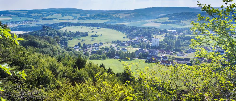 Sicht auf Gerolstein.