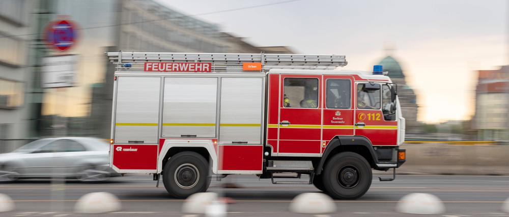 Fahrzeug der Berliner Feuerwehr. 