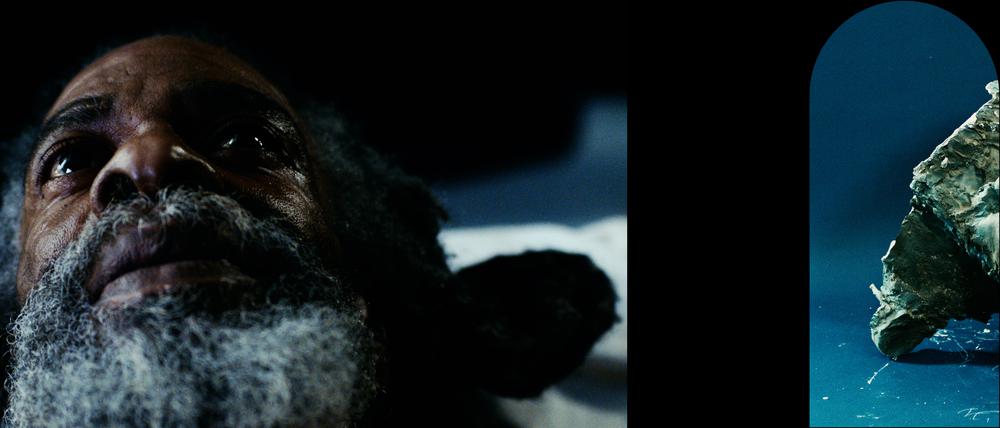 Videostill aus dem Stück „Ancestral Visions of the Future / Pageanty of Wailing“ von Lemohang Jeremiah Mosese.