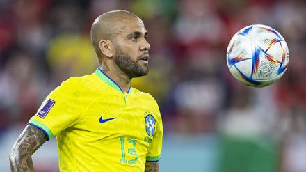 Der Fußballer Dani Alves bei der WM 2022.