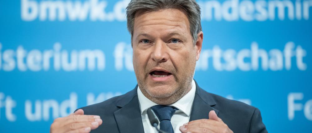 Robert Habeck (Bündnis 90/Die Grünen), Bundesminister für Wirtschaft und Klimaschutz.