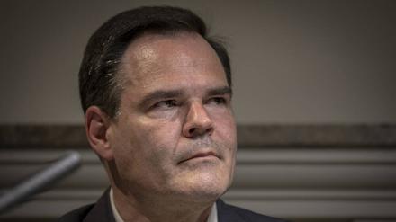 Uwe Tellkamp 2022 im Brandenburgischen Literaturbüro Villa Quandt in Potsdam.