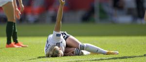 Giulia Gwinn fällt auch für die kommende WM mit einem Kreuzbandriss aus. 