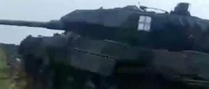 Einen Leopard-Panzer aus deutscher Produktion (Symbolbild).