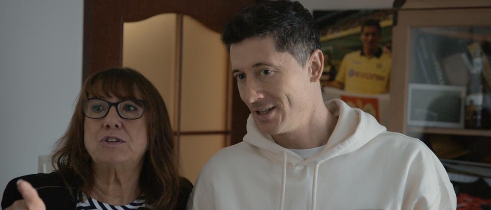 Zu Besuch bei der Mutter in Polen: Robert Lewandowski. 