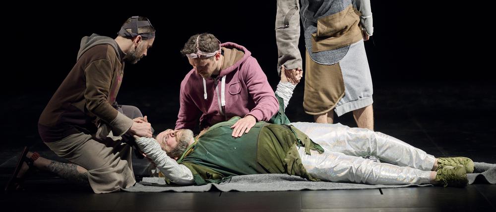 Bruder Massée (Elmar Gilbertsson), Saint François (Michael Mayes), Bruder Léon (Danylo Matviienko), Bruder Bernard (Marko Špehar) in „Saint François d’Assise“ von Olivier Messiaen