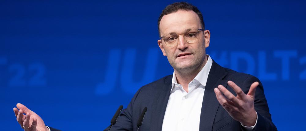 Jens Spahn bei einer Veranstaltung der Jungen Union (Archivbild)