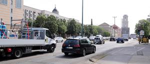 Die Breite Straße wird in den Sommerferien für Bauarbeiten eingeengt.