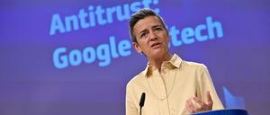 Die EU-Wettbewerbskommissarin Margrethe Vestager hat US-Konzerne in spektakulären Verfahren mit hohen Geldstrafen belegt. 