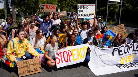 „Fridays For Future“-Proteste in Bonn. Die Aktivisten rufen am Freitag zu einer weiteren Kundgebung auf.