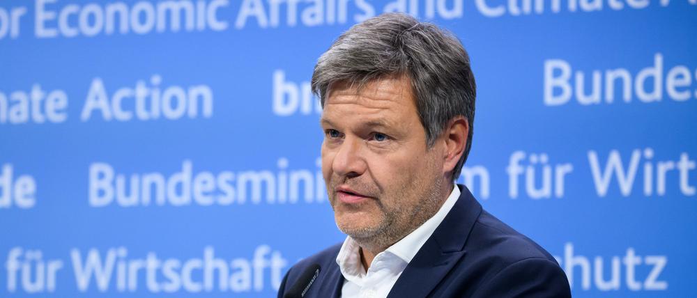 Klimaschutzminister Robert Habeck brachte am Mittwoch das Klimapaket auf den Weg. 