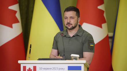 Wolodymyr Selenskyj will sein Land so schnell wie möglich in die Nato bringen.