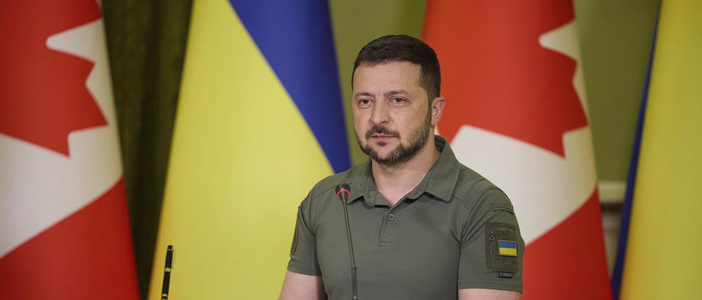 Wolodymyr Selenskyj will sein Land so schnell wie möglich in die Nato bringen.