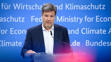 Robert Habeck (Bündnis 90/Die Grünen) ist Vizekanzler und Bundesminister.