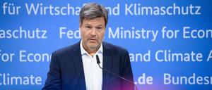 Robert Habeck (Bündnis 90/Die Grünen) ist Vizekanzler und Bundesminister.