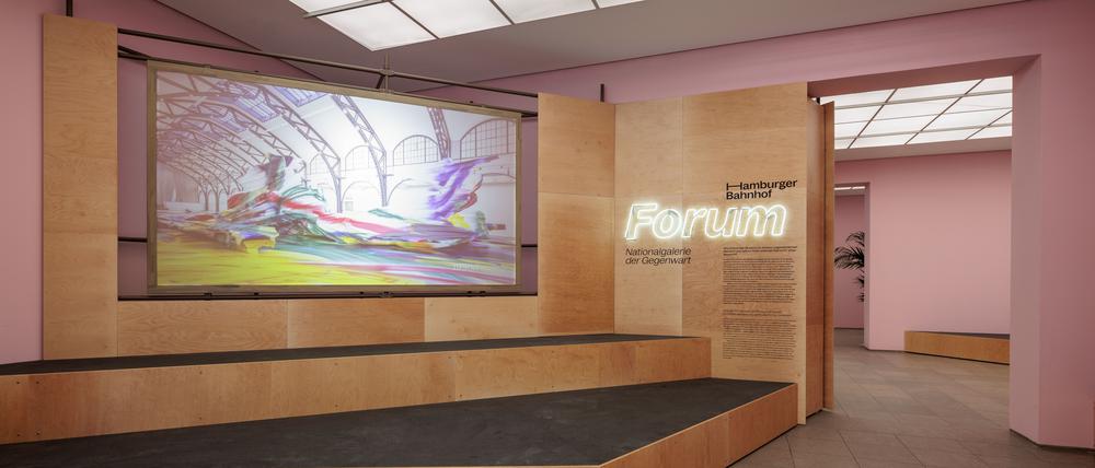 Austausch zwischen dem Museum und seinen Besuchern, im neuen „Forum. Hamburger Bahnhof“. Dort wird auch die Geschichte des Hamburger Bahnhofs erzählt.