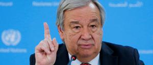 Guterres wirft Weltgemeinschaft „erbärmliche“ Antwort auf Klimakatastrophe vor (Archivbild).