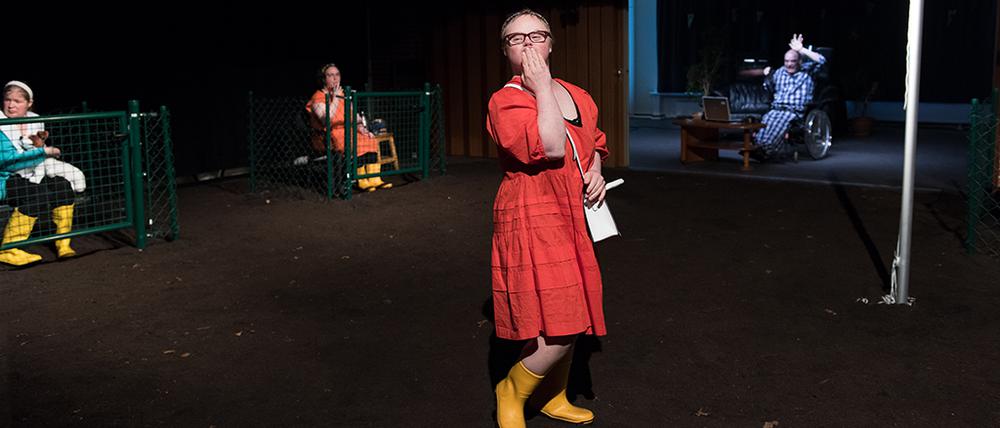 Agnes Wessalowski im Klabauter Theater